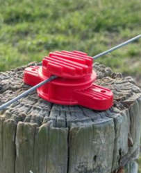 Frontpage: Insulator Red up to 6mm wire or polybraid