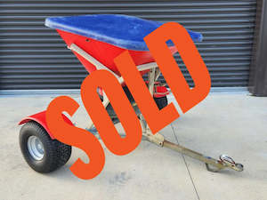 Used Fertiliser Spreaders: Used Walco 350L Wide Axle Spreader - NEW Rims & Tyres
