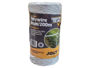 Wire Tape Cable: 3mm Polywire- Pallet 80 Rolls!