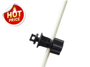 Electric: Fibreglass Rod Plastic Insulator 50-pack