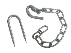 Gate Hardware: Gate Staple and Latch Galvanised