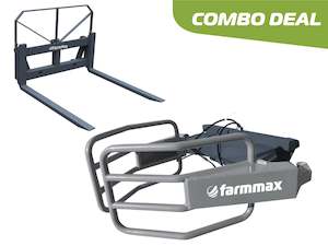 Cattle Feeding: FarmMax Smartgrabs/Pallet Forks Combo