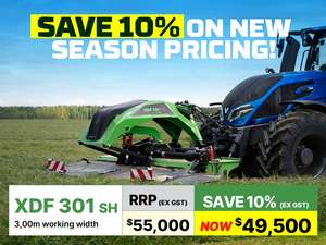 Samasz Save 10 On New Season Pricing: SaMASZ XDF 301 SH Front Mower - NEW