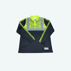 The Latest Vibe: Hi-Viz Reflective Yellow Long Sleeve Polo