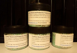 Products: Fertiliser boost and protect for Tropicals and cacti Far North Tropicals