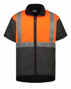 Products: Far South 63AOR Oilskin Vest - Fluro Top and Reflector