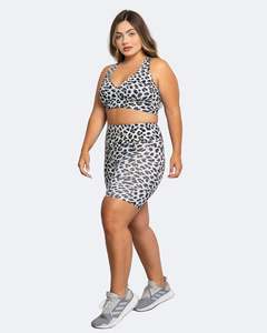 Snow Leopard Bike Shorts