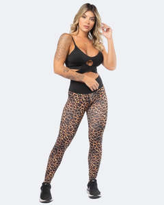Festival Vibes Collection: Leopard V-Waist Leggings