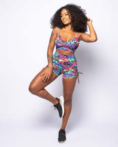 Festival Vibes Collection: Tropicana Active Shorts
