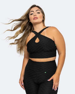 Zero Flaws: 3-in-1 Black Sports Bra