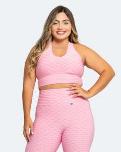 Zero Flaws: 3-in-1 Pink Sports Bra