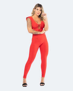 Valentina Red Jumpsuit