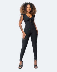 Zero Flaws: Valentina Black Jumpsuit