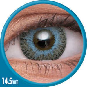 Cheerful Grey Sky Contact Lenses