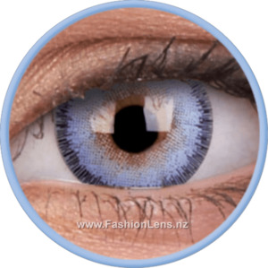 Fizzy Frozen Blue Contact Lenses