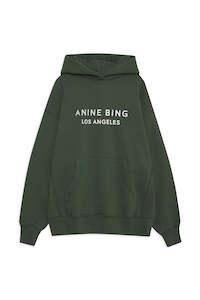 Outerwear: ANINE BING - ALTO DARK OLIVE HOODIE
