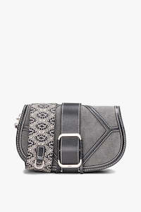 BA&SH - SAC LIN & CUIR TECHBAG