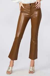 Pants: PAIGE - CLAUDINE ANKLE FLARE DARK ARGAN WAS $449
