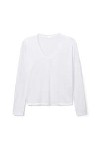 PERFECT WHITE TEE - JIMI LONG SLEEVE WHITE