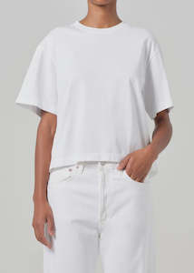 AGOLDE - SULMA DROP SHOULDER TEE WHITE