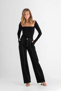 Pants: PASDUCHAS - ABUNDANCE PANT BLACK
