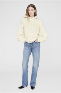 ANINE BING - HARVEY  SWEATSHIRT WASHED CREAM