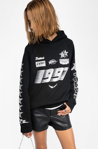 Jackets: ZADIG ET VOLTAIRE - GEORGYS MO MULTICROSS STRASS BLACK