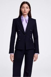 Jackets: SMYTHE - MINI NOT A DB BLAZER DEEP NAVY