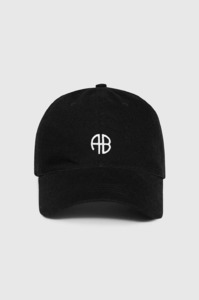 New: ANINE BING - JEREMY BASEBALL CAP AB BLACK DENIM