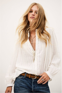 Ba Sh: BA&SH - MELODY BLOUSE IN ECRU