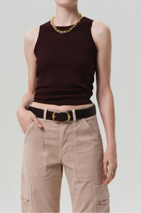 Shirts Tops: CITIZENS OF HUMANITY - ISABEL TANK MAHOGANY