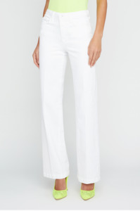 Lagence: L 'AGENCE - SCOTTIE WIDE LEG BLANC