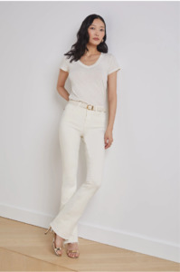 L 'AGENCE - RUTH STRAIGHT VINTAGE WHITE