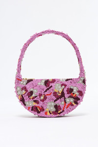 Acler: ACLER - BEAD BIRCH BAG ROSE DRIFT