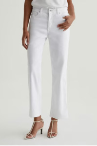 Ag Denim: AG DENIM - BRINLEY CROP GALLERY WHITE