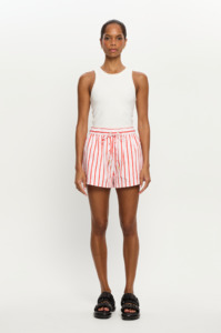KIVARI - MADDIE SHORT RED STRIPE
