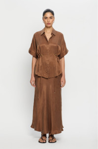 KIVARI - JAXON SHIRT MOCHA