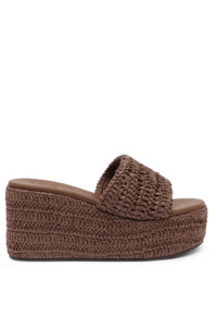 LMS - THE ELLE WEDGE IN BROWN