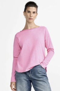RICH AND ROYAL - ORGANIC JERSEY LONG SLEEVE PINK RADIANCE