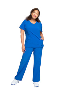 Scrubs: Cherokee Infinity Womens Mock Wrap Scrub Top