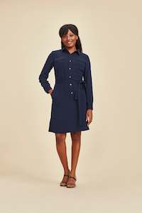 Dresses: Chloe Womens Georgette Shirt Dress