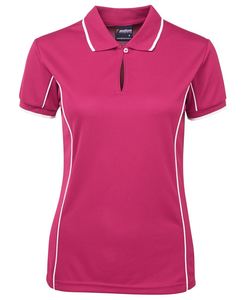 Polos: Ladies Poly Piping Polo SSL
