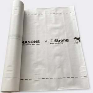 Masons VHP Value 125GSM Roof Underlay 1.25m x 80m=100sqm - Fastener Hub