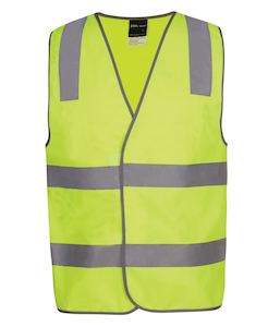 Clothing: JB's HV (D+N) SAFETY VEST PRINT SECURITY
