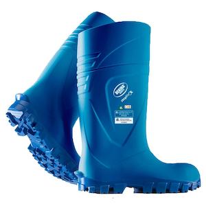 Brick And Block Laying Gloves: Bekina Steplite®X Solidgrip Blue with Safety Toe and Sole
