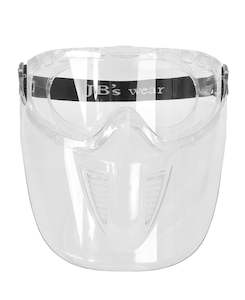 JB's GOGGLE AND MASK COMBINATION CLEAR