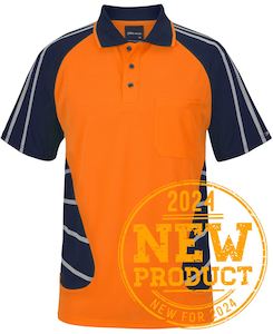 Polos: JB's STREET SPIDER POLO W/ REFLECTIVE STRIPE