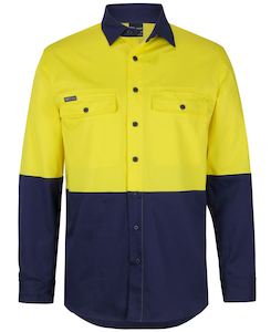 Jackets: JB's HV L/S STRETCH WORK SHIRT