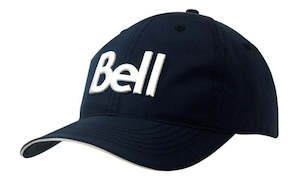 Headwear: Spring Woven Fabric Cap with Wind Strap & Clip
