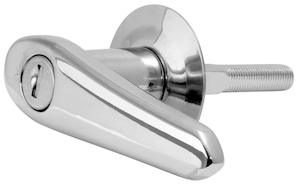 Body Panels: Vintique Inc Chrome Locking Deck Lid Handle (VIA-702352)